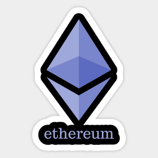 Ethereum - Cryptocurrency - Apparel Sticker